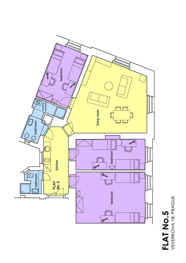 Letna Apartments 프라하 외부 사진
